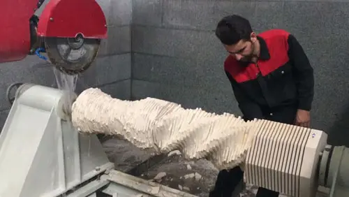 ویدیو عملکرد دستگاه CNC سنگ 5 محور مدل King 330-BC