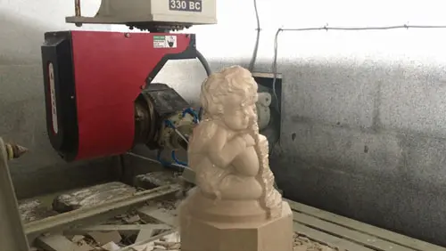 ویدیو عملکرد دستگاه CNC سنگ 5 محور مدل King 330-BC