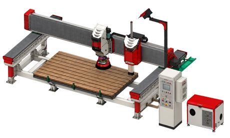 دستگاه CNC راک دیزاین سنگ اسلب و هیدرو جت 
