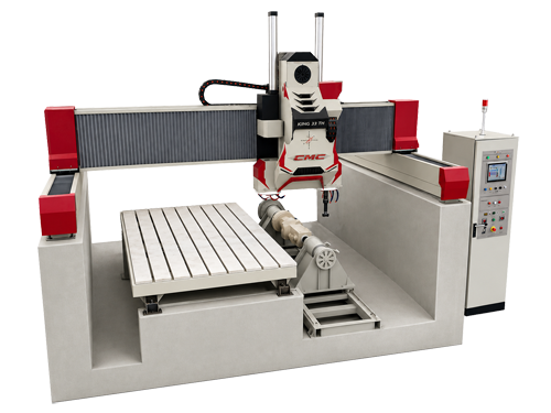 دستگاه CNC سنگ سه محور قدرتمند مجهز به اسپیندل سری ISO40 